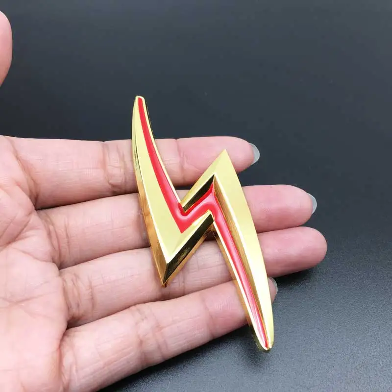 Metal 3D S Lightning logo Emblem Badge Decal For Nissan Silvia S15 S14 S13 S12 S110 S10 200SX Spec-R Car Trunk Car Accessories