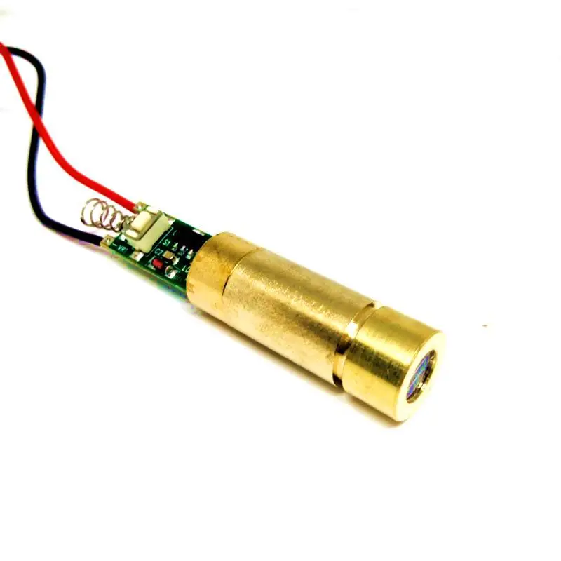 Industrial 405nm 20mW Blue Violet Laser Diode Module Dot/Line/Cross 3-3.7V with Driver & Spring