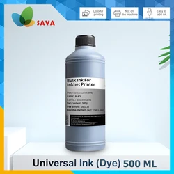 Universal Recarga Ink Kit para Epson, Canon, HP, Brother Inkjet Impressora, Cartuchos CISS, Todos os Modelos de Ink Printer, 500ml