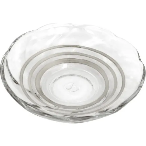 Pasabahce Twist Knot 6'lı Tea Plate Silver