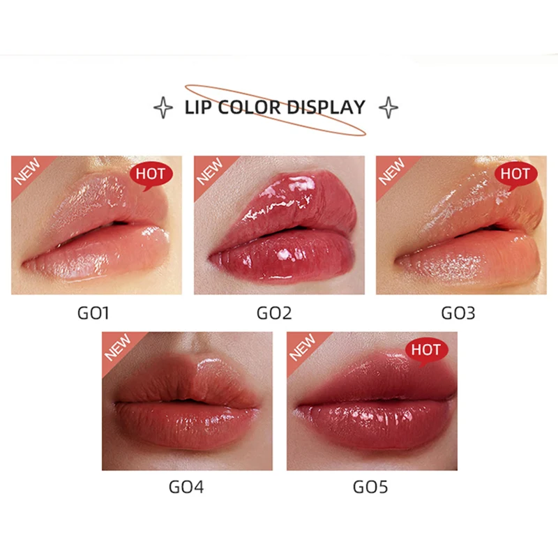 INTO YOU Syrup Glossy Lip Tint (The FOOD Series) Liquid Lipstick Glossy Lip Cosmetics 5 Colors Lip Tint Glossy Lipstick Makeup