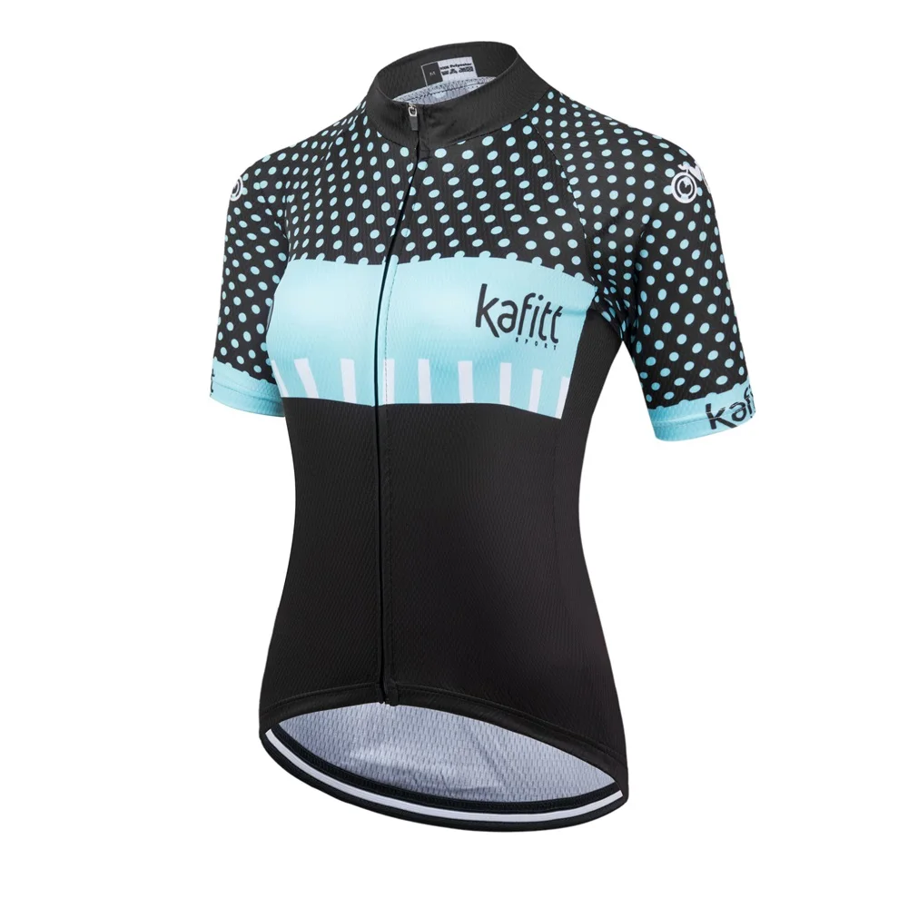 Kafitt Cycling Jersey Woman Blouse Summer Mtb Clothes Breathable Short Bicycle Jersey Ropa Maillot Ciclismo Bike Wear Pullover L