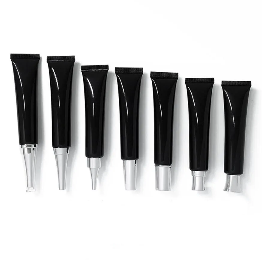 10 ml/15 ml/20 ml zwart mild wassen plastic zachte buis boter handcrème lotion emulsie oog essentie cosmetische slang huidverzorging verpakking