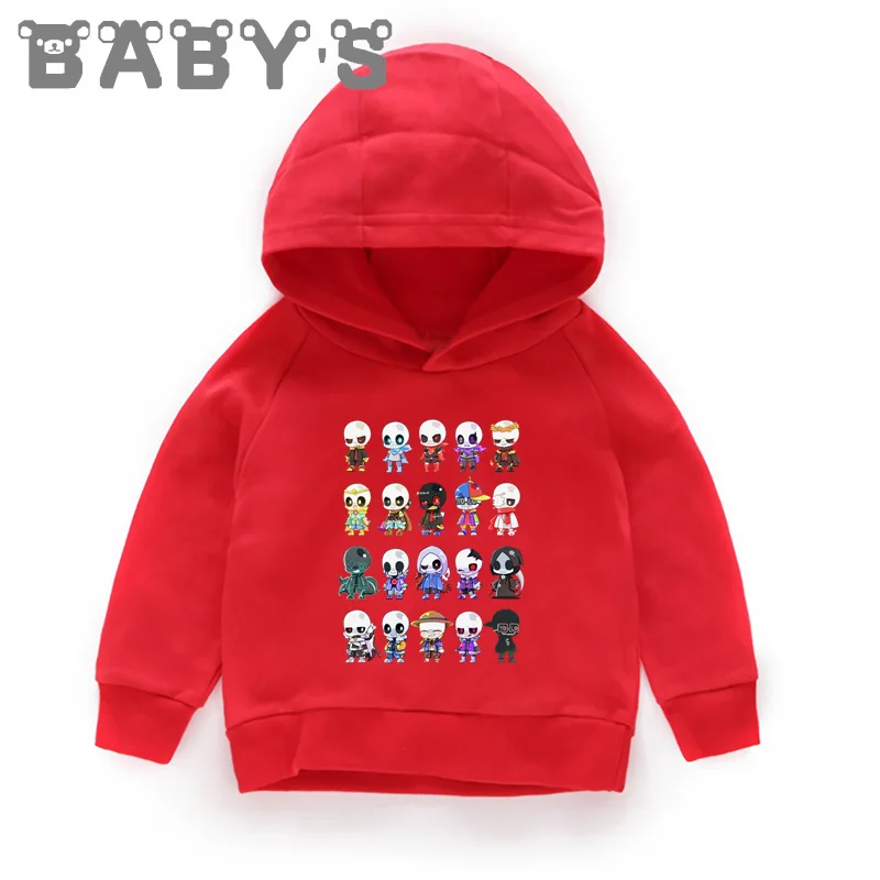 Children Hooded Hoodies Kids Game Undertale Sans Cartoon Sweatshirts Baby Pullover Tops Girls Boys Autumn Funny Clothes,KMT2405