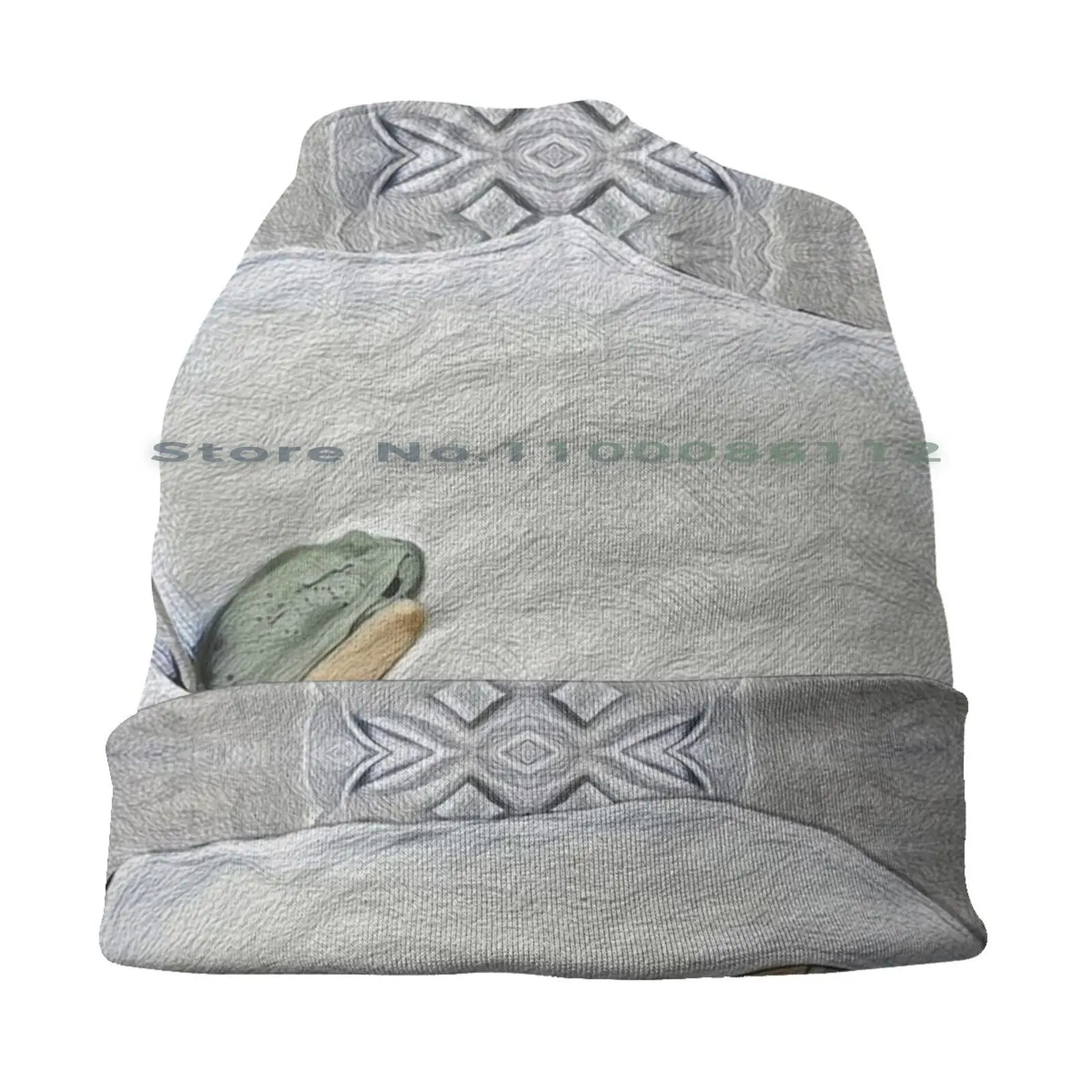 Portrait Of A Snow Tree Frog Princess Bucket Hat Sun Cap Frog Pattern Deep Style Dream Style Zuzugraphics Diego T Illustrator