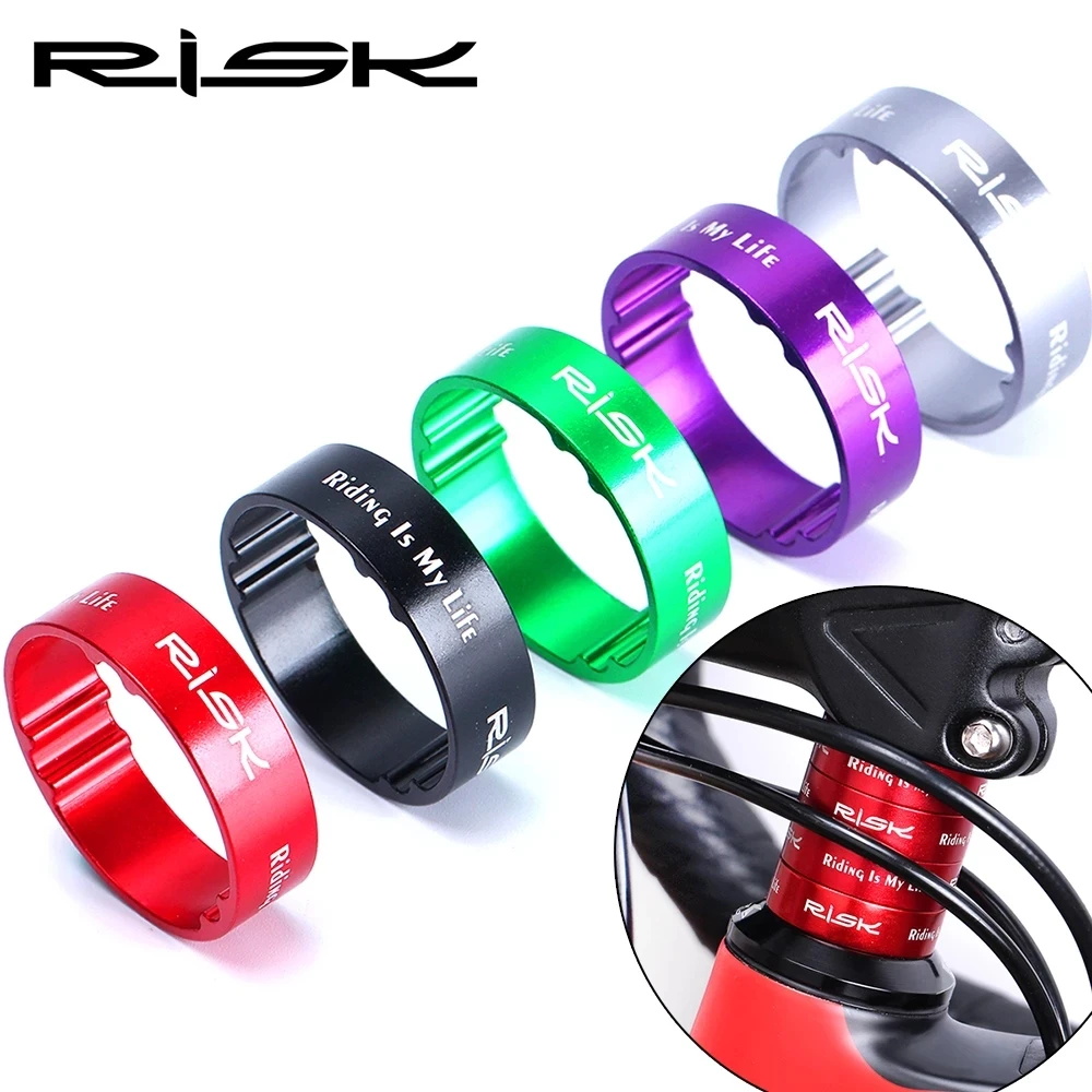 RISK 5/10mm Mountain Road Bike Bicycle Hollow Stem Headset  1-1/8