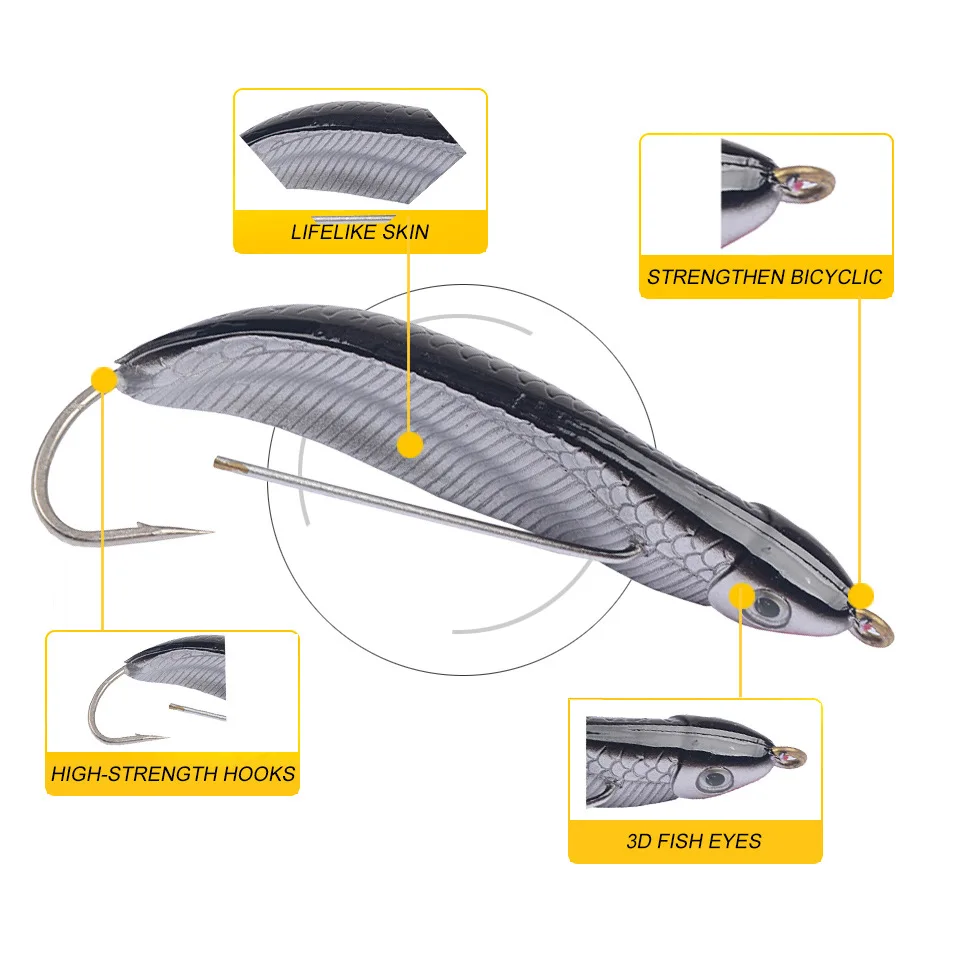 1pcs 7.2g 18g New Anti Grass Fishing VIB Wobblers Artificial Hard Bait Swimbait Lifelike Fish For Bass Pike Carp Fishing Lure