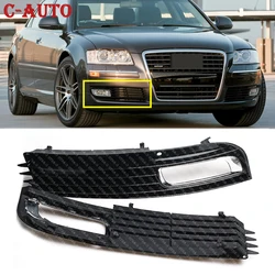 Car Fog Light Grille Front Bumper Fog Light Frame Grille Lower Grille 4E0807681AN 4E0807682AN For Audi A8 D3 2008 2009 2010