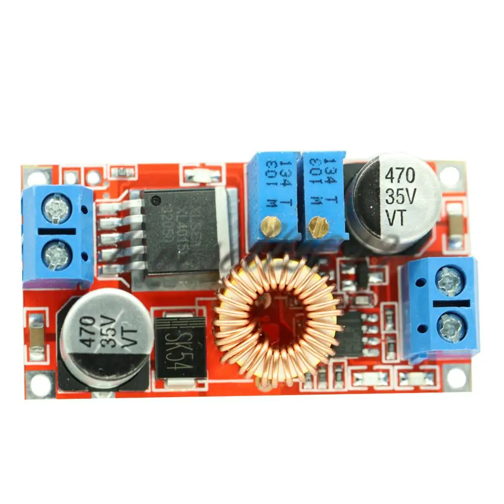 DC-DC Adjustable Max 5A Constant Voltage Step Down Buck Charging Board XL4015 Lithium Battery Charger Converter Module 0.8-30V