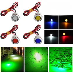 1pcs Waterproof Underwater LED Boat Light DC 6V 19mm IP67 Swimming Pool Pond Fountain Light Fishing Light