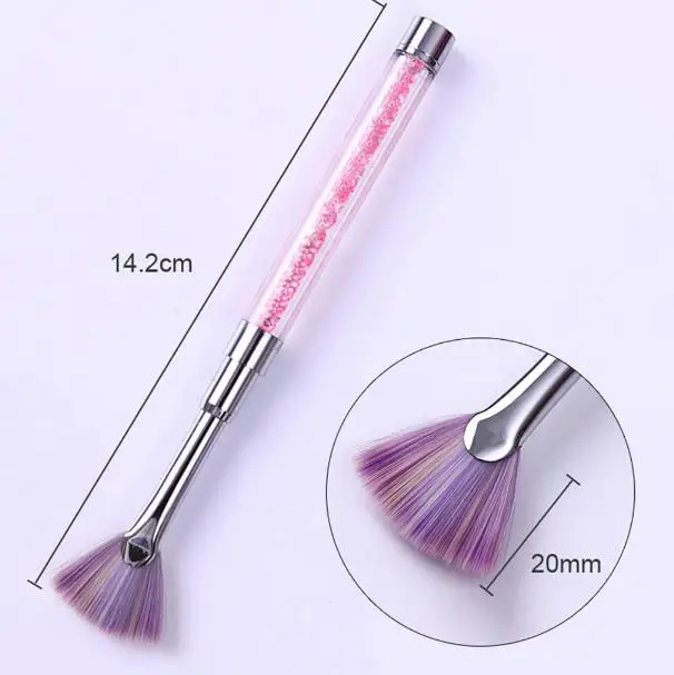 

1pc Nail Brush Gradient Dust Glitter Powder Remover Nail Art Drawing Pen Painting Manicure Brushes Nail Art Brush