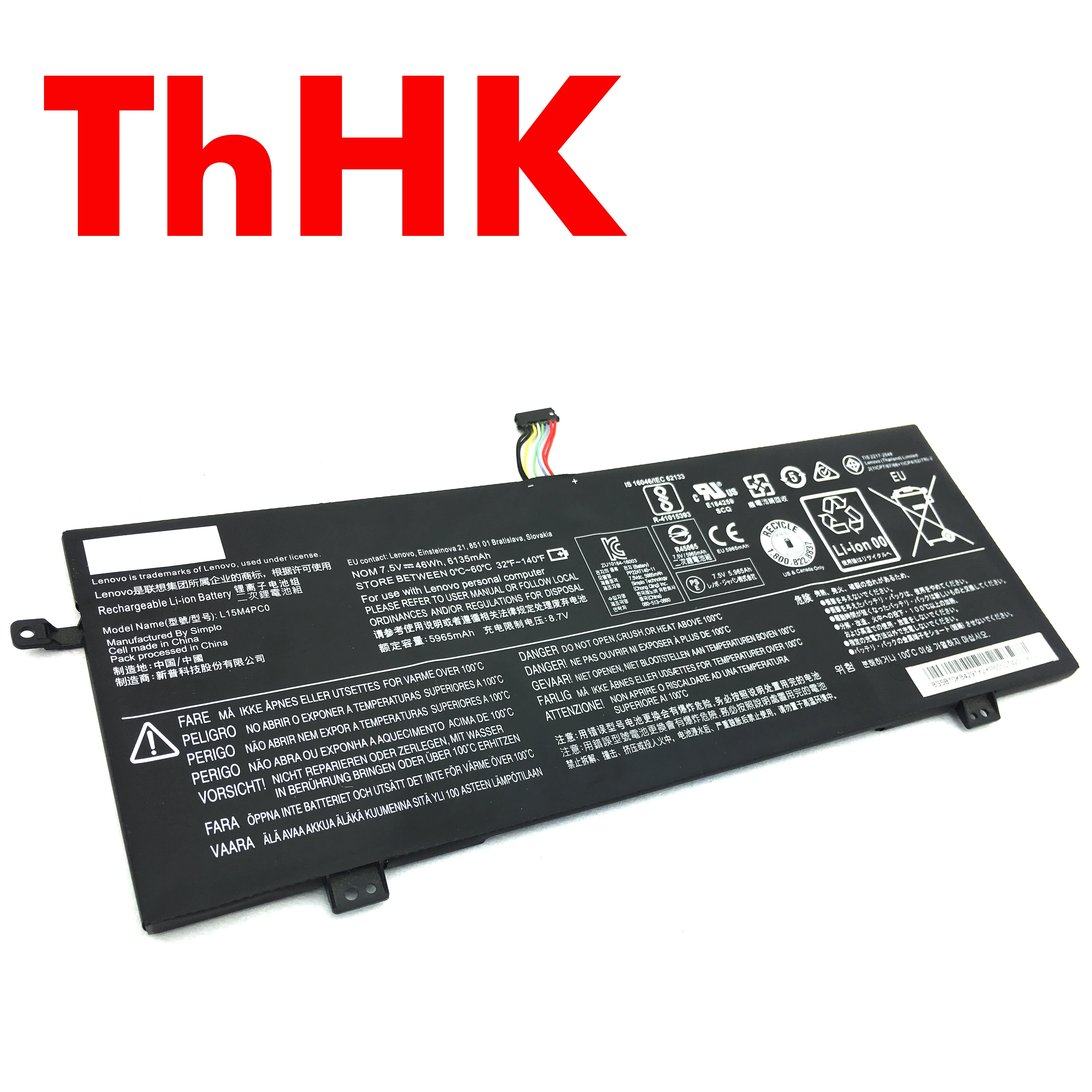 Genuine Original L15L4PC0 L15M4PC0 L15S4PC0 L15M6PC0 Laptop Battery For Lenovo IdeaPad 710S-13ISK 710S-13IKB V730-13 Notebook