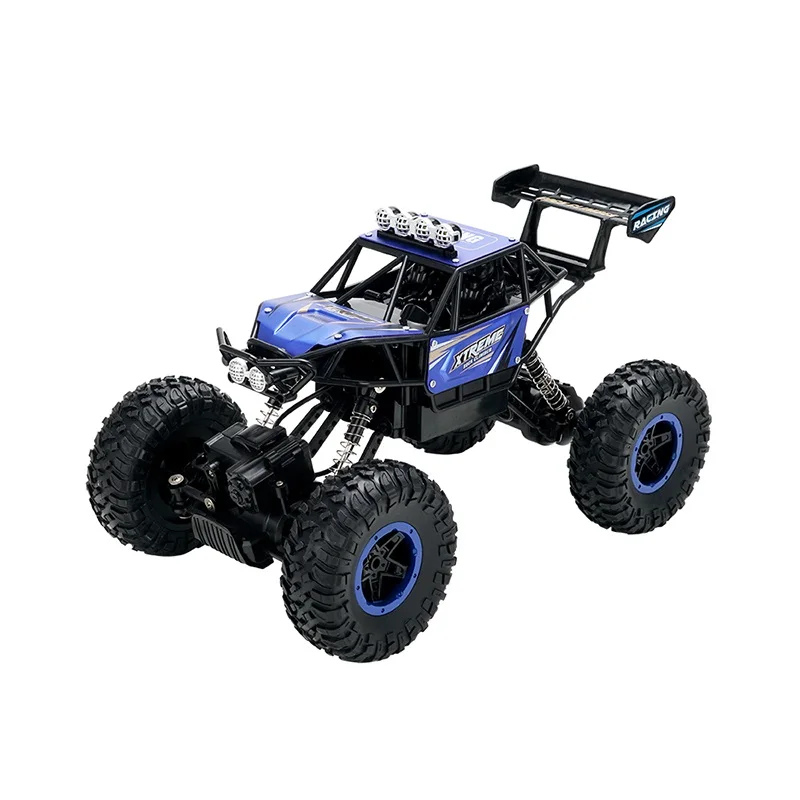 

2.4G Wireless Remote Control Alloy Climbing Car Damping Spring And Off-Road Tires With LED Lights For Most Scenes And Terrains