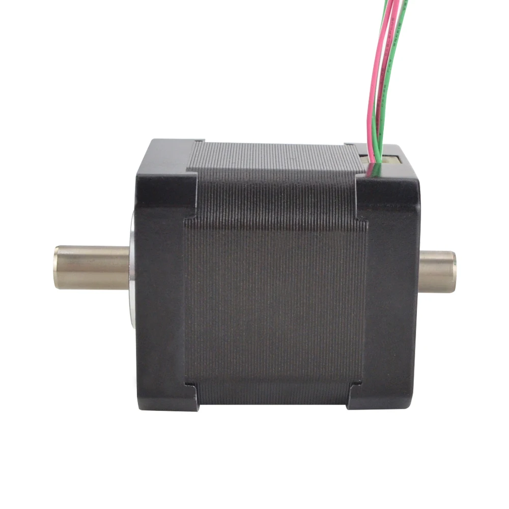 Nema 17 Hollow Shaft Stepper Motor 48mm Bipolar 0.36Nm(42.49oz.in) 1.5A 42 Motor 4-lead for DIY CNC 3D Printer