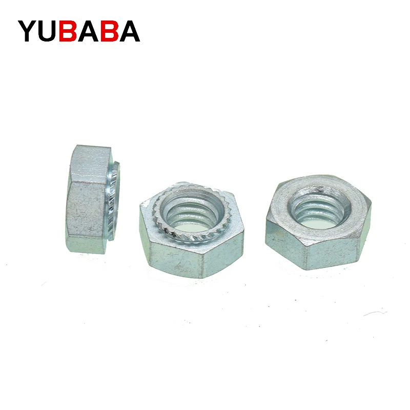 Hexagon Self-Clinching Insert Nutsert Press Rivet Nut Carbon Steel Rivnut M3 M4 M5 M6 M8  M10  Plug Nut Machine Tool Fasteners