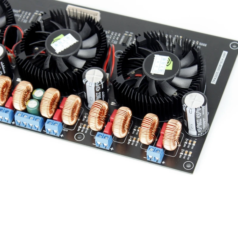 Latest Tpa3255 big power 8 channel digital class D high power amplifier board 300W * 8