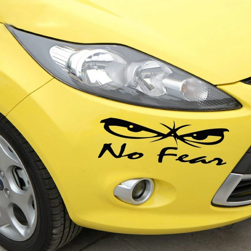 30174#Various Colors/Sizes no fear car sticker vinyl car decal waterproof stickers on car truck bumper rear window
