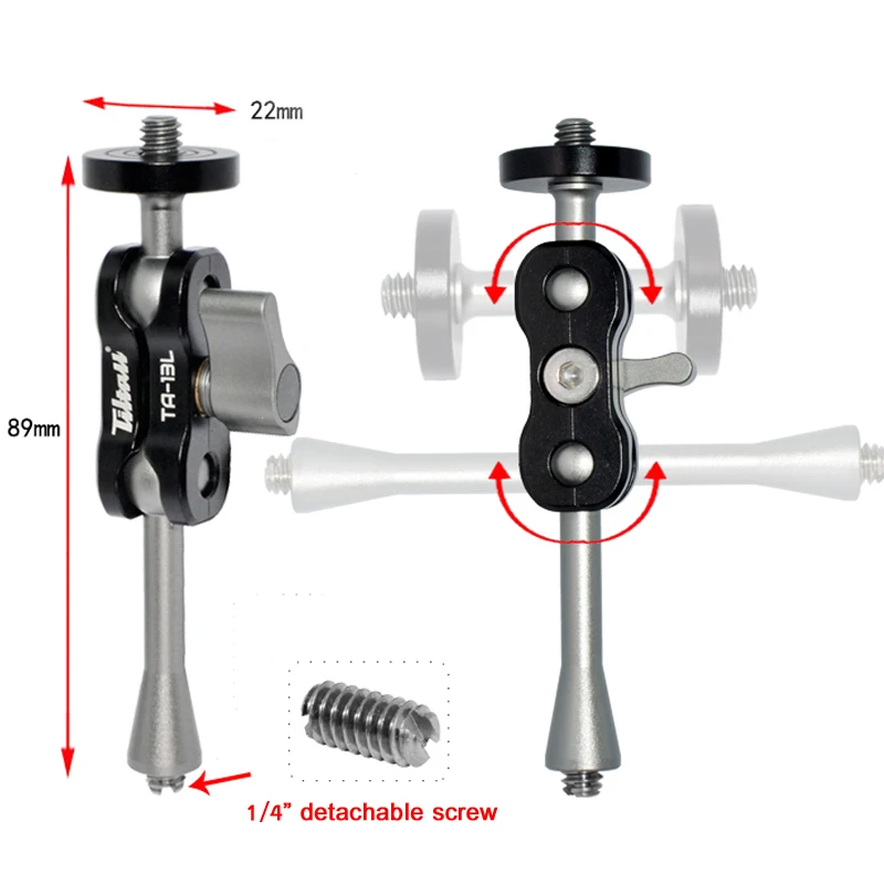 Pea clip Magic arm match phone photography slider dolly,tripod,Crab Pliers Clip for LCD monitor LED ring light SLR rabbit cage