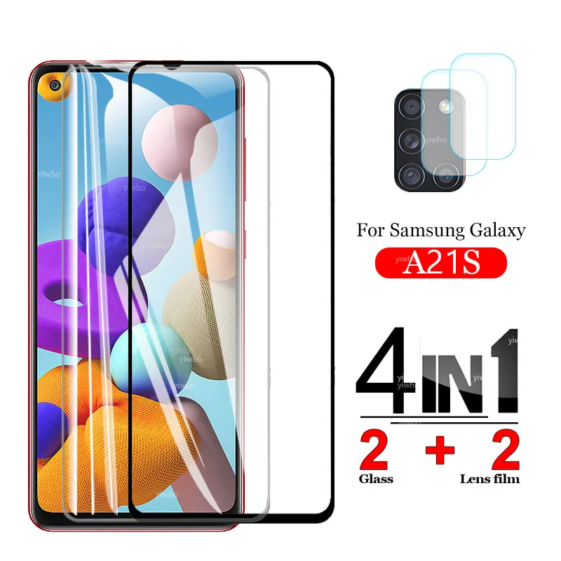 Tempered Glass for Samsung A21S Screen Protectors Protective Glass for Samsung Galaxy A21S Glass Camera Lens A217F S21A Film