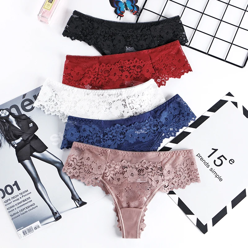 1 Set Women\'s Lingerie Sexy Lace Bra Thongs Set Woman Underwear Bralette Push Up Tube Tops Bras Panties Suit For Lady BANNIROU