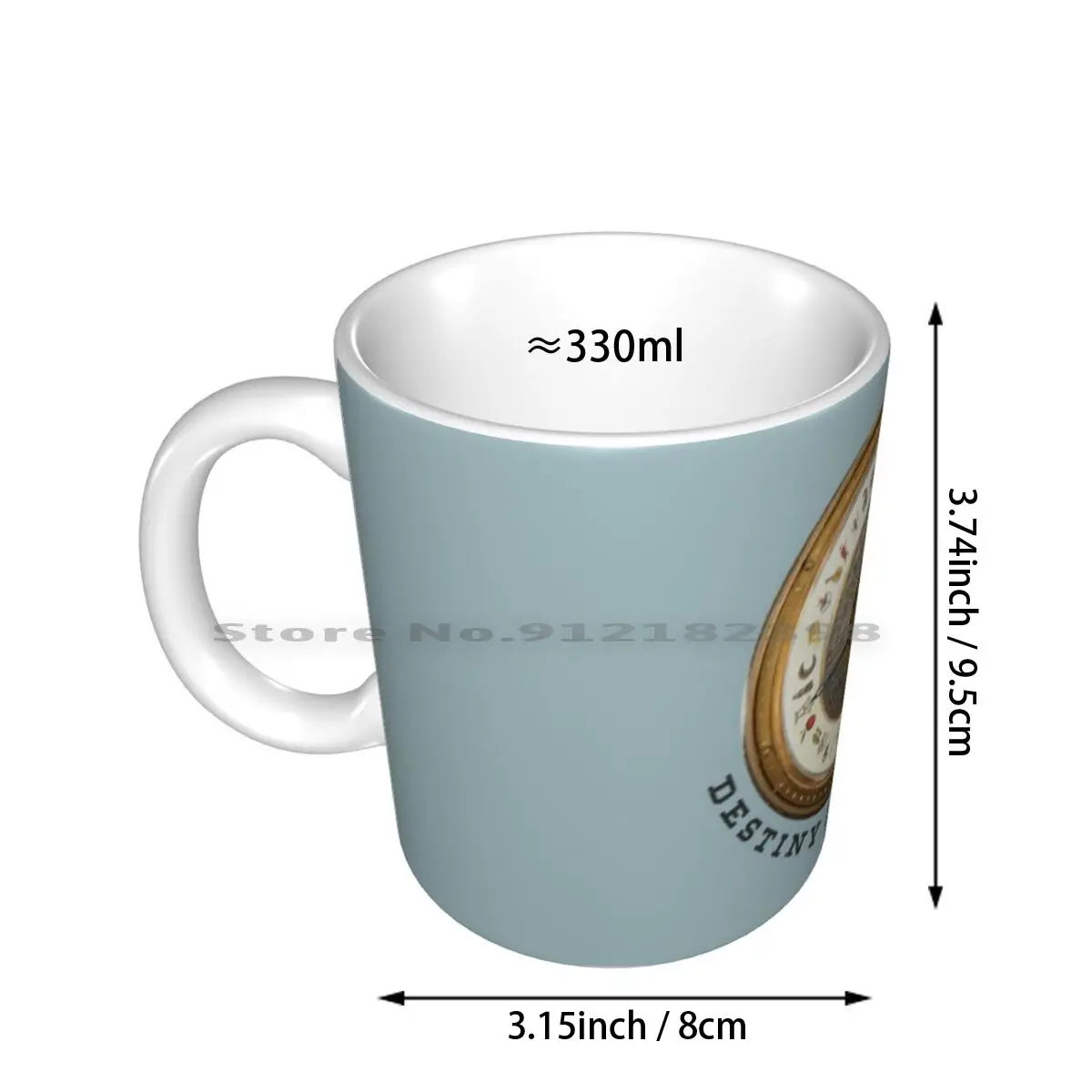 Golden Compass Alethiometer Ceramic Mugs Coffee Cups Milk Tea Mug Golden Compass Compass Alethiometer Philip Pullman Northern