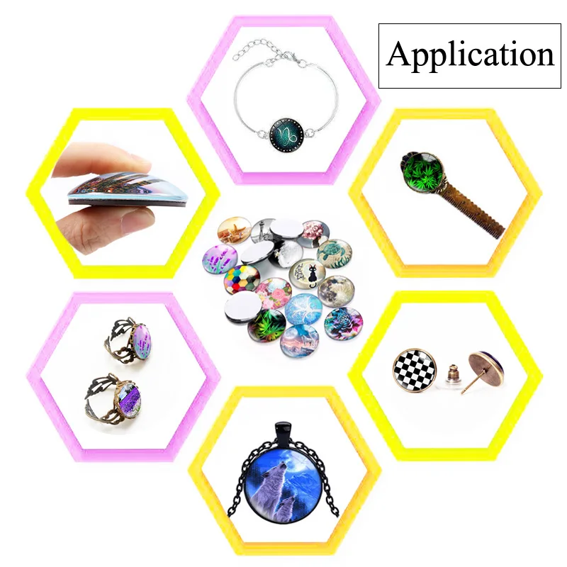 12mm 10mm 16mm 20mm 25mm 30mm 549 Dragon Mix Okrągły szklany kaboszon Biżuteria Znalezienie 18mm Zatrzask Bransoletka Charm — zdjęcie 4