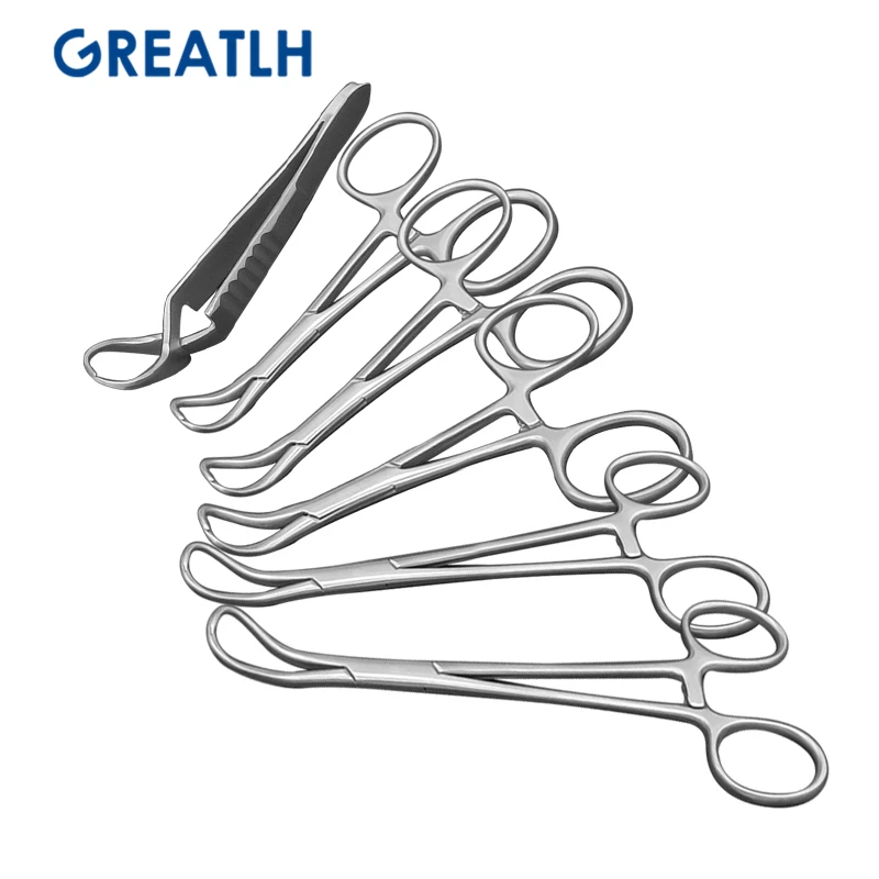 Stainless Steel Ring Closed Clamp Towel Plier9/10/11/14/16/9.5cm Eyelid Surgical Tools Surgical Towel Clamp Napkin Pliers