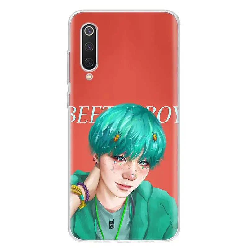 Suga K Pop Min Yoongi K Pop Novelty Phone Case For Xiaomi Mi 12 10 Lite 12X 12T 13 5G 11T 10T Pro 11i 11 Ultra 9 8 6X 5X Capa Co