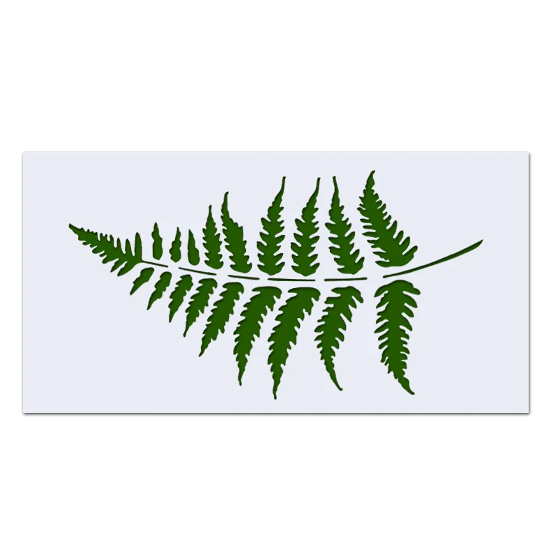 23*12cm Fern Leaf DIY Layering Stencils Wall Painting Scrapbook Coloring Embossing Album Decorative Card Template