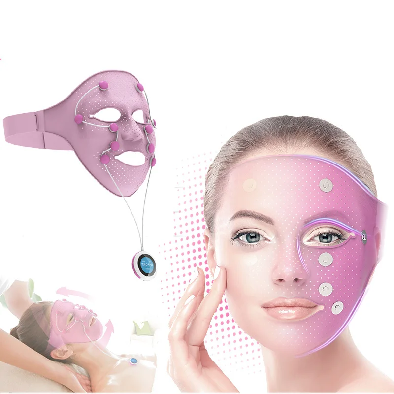 Beauty Massager Device Facial Care Silicone 3D Magnetic Vibration Face Lifting Anti-wrinkle Firm Skin Points Massage