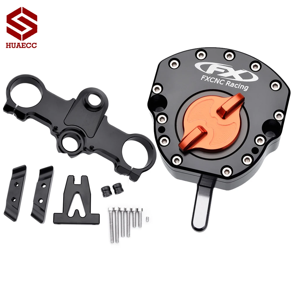 

CNC RC250 RC390 Reversed Safety Steering Damper with Mount Bracket for KTM RC 390 250 All Years