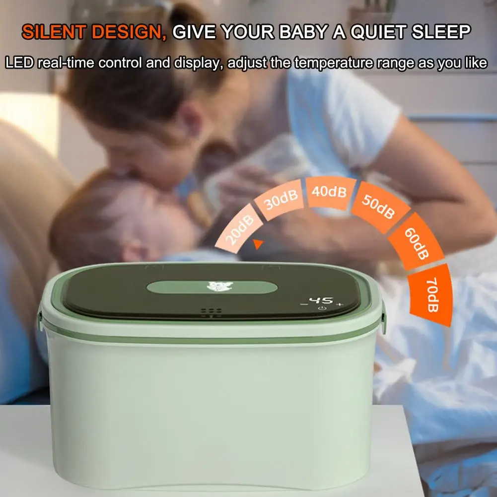 Baby Wipe Warmer Natural Safe Wipe Dispenser For Baby Household Portable Wet Tissue Heating Box Insulation Heat