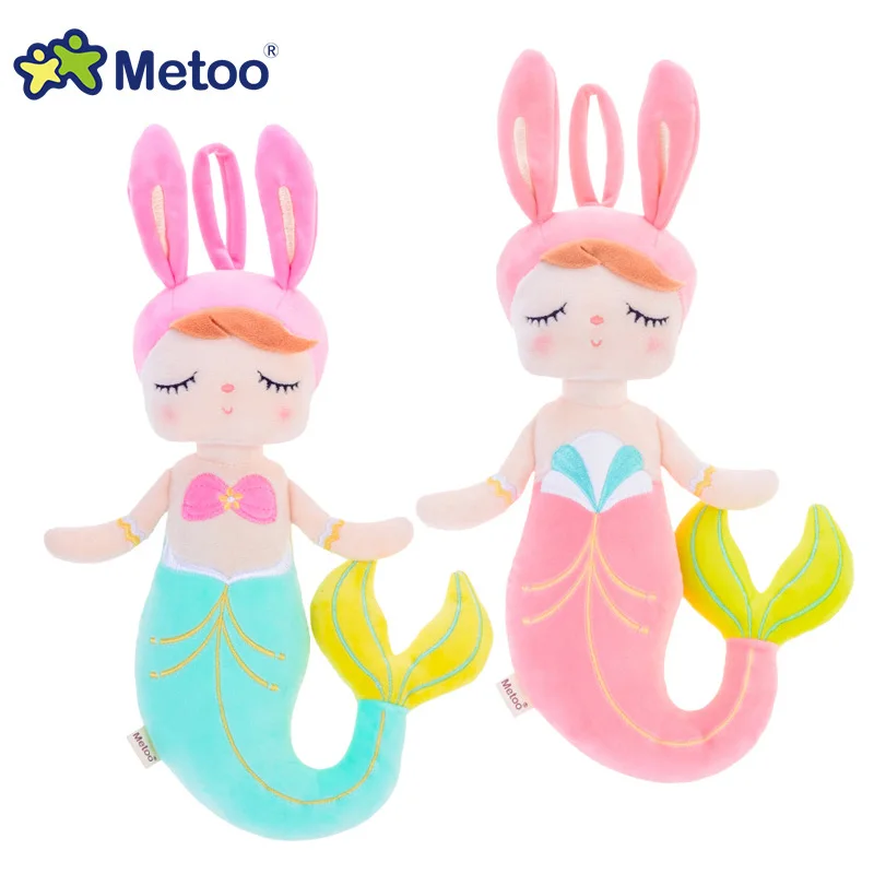 

Metoo Plush Toy Angela Mermaid Dolls Dreaming Cute Cartoon Girl Rabbit Soft Stuffed Toys for Kids Baby Christmas birthday Gifts