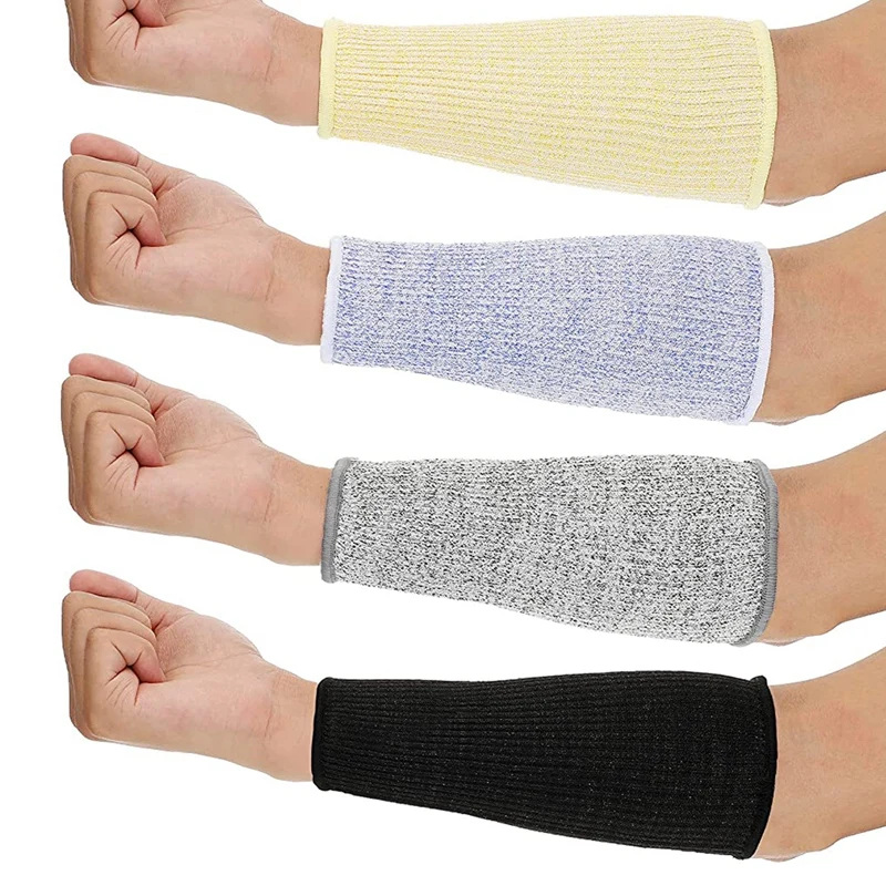 4 paia maniche resistenti al taglio e alle bruciature maniche di protezione del braccio protezioni dell'avambraccio per pelle sottile e lividi