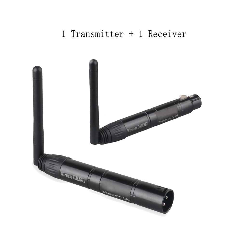 Transmetteur émetteur sans fil DMX512, 2.4G ISM Dif Distance de Communication 300m pour lumières de scène, Par DJ et Bar Disco