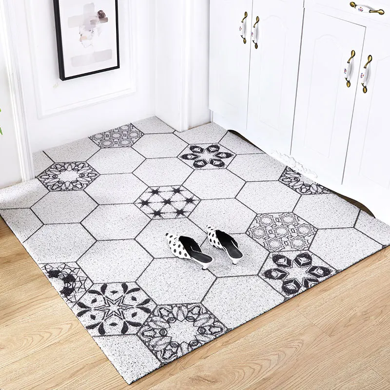 

Household Entrance Hallway Bedroom Kitchen Living Room PVC Anti-skid Dust Removal Wear-resistant Floor Mat