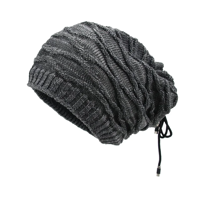 

Men's Winter Hats Thick Warm Knitted Beanies Hats Cotton Winter Accessories Skullies & Beanies Male Beanies Caps Soft Autumn