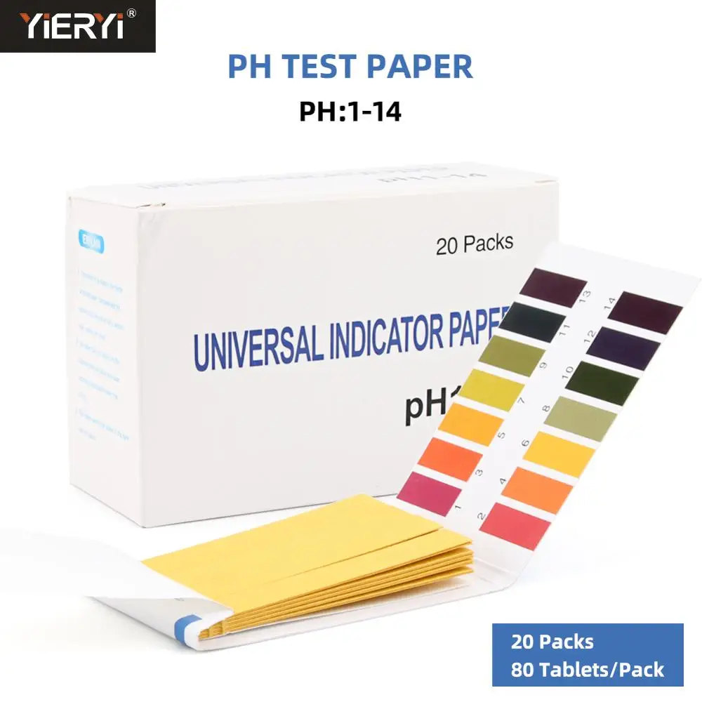 20 pcs PH Meters PH Test Strips Indicator Test Strips 1-14 Paper Litmus Tester/Brand New Measurement & Analysis Instruments