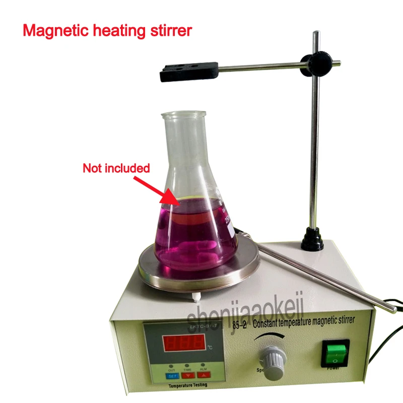 

Магнитный нагревательный мешалка с цифровым термостатом, 220 В/110 В, 85-2, магнитный нагревательный мешалка, смесительный нагревательный инструмент, 1 шт.