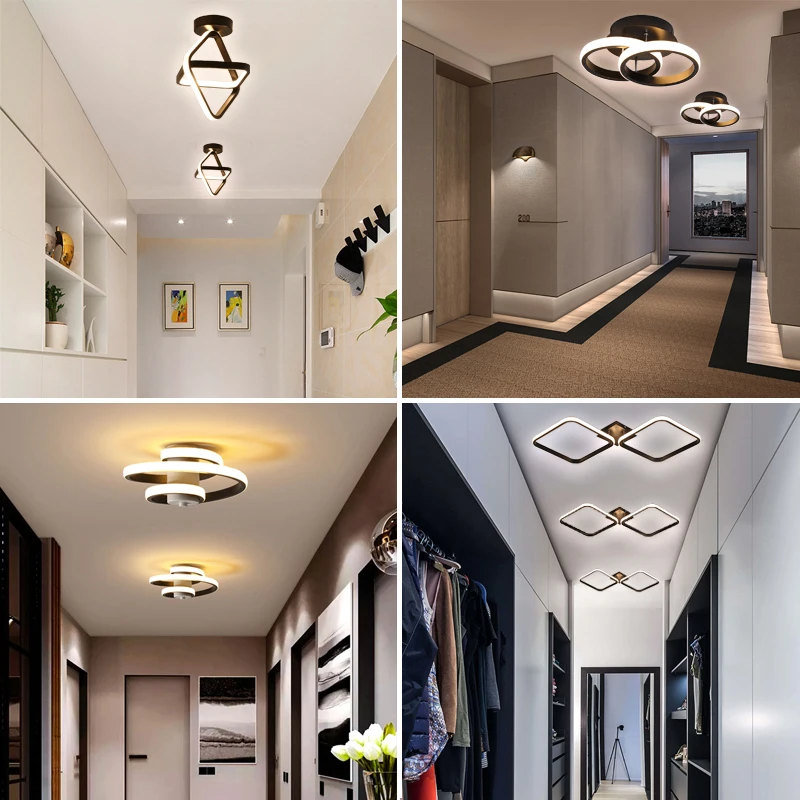 

Minimalist LED Ceiling Lamp Bedroom Fixture For Corridor Aisle Hallway Nordic Ceiling Light Living Room Decoration Lustre Lamps