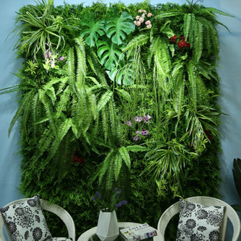 Artificial Lawn Plant Wall, Christmas Wedding Decoration, Hotel, Store Background, Home Decoration