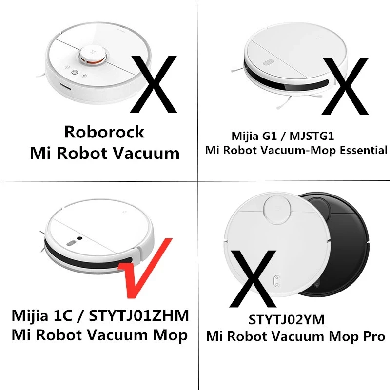 Main brush + Side brush + Hepa Filter Suitable for Xiaomi Mijia 1C 1 C C1 (Mi Robot Vacuum Mop) STYTJ01ZHM For Xiaomi1C Mijia1C