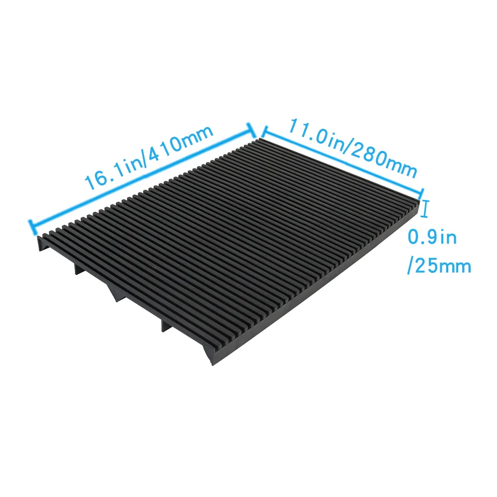 Q-PC1 ESD PCB Storage Magazine Rack and Holder 410X280X25mm 40 Slots Antistatic Plastic Box