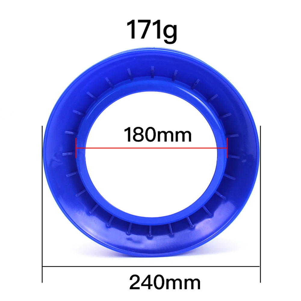 Sea Fishing Line Coiling Plate 240*180mm Plastic Handle Wire Winding Circular Main Coil Board Boat Fishing Accessory