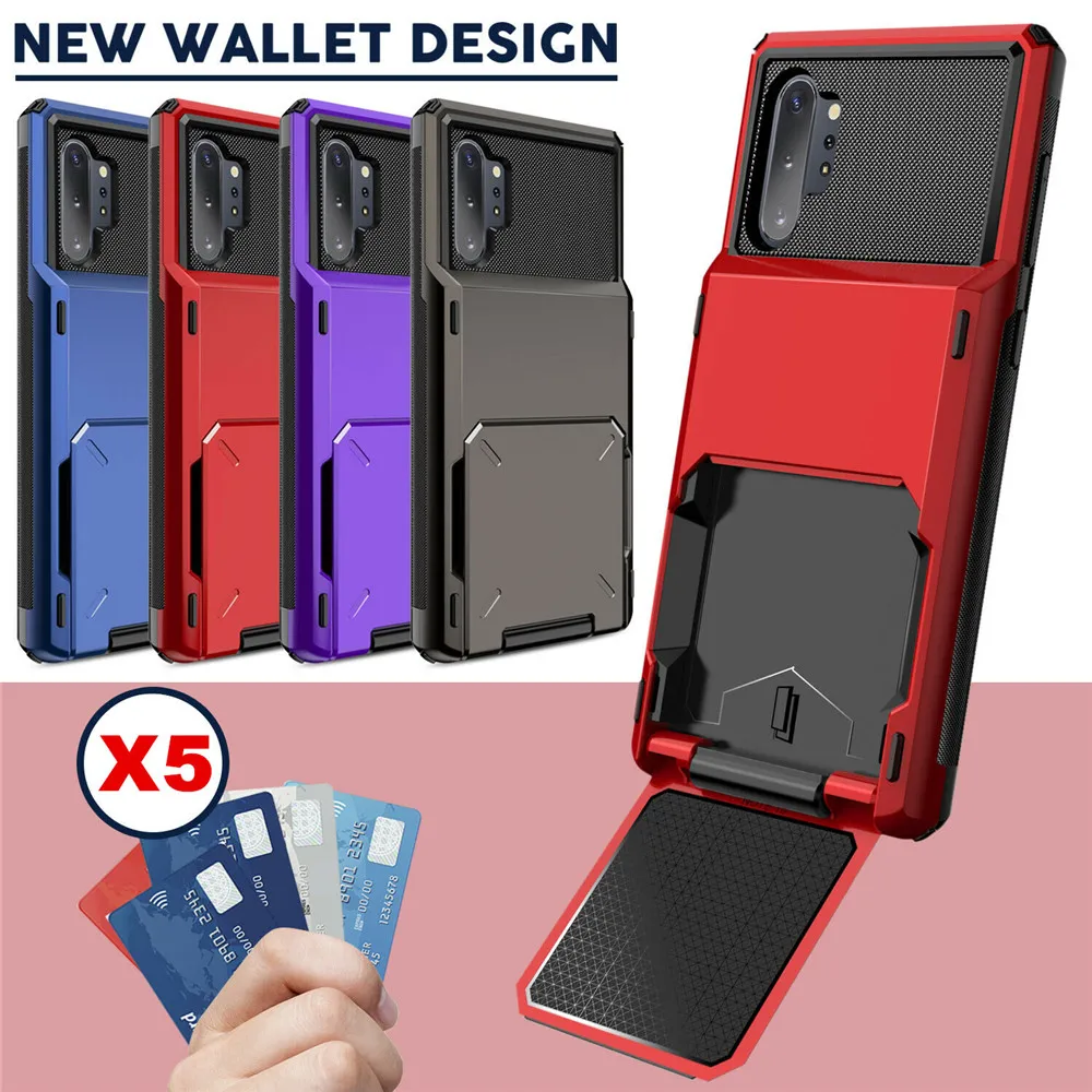 For Samsung galaxy Note 10+ 5G 10PLUS Case Flip Wallet Card Slot Case For Samsung Note 10 Plus Note10 Fundas For Note 10 Plus 5G