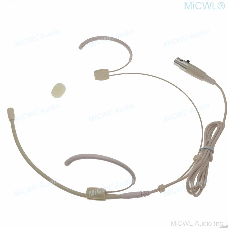 

MiCWL Dual Ear Omni Headset Microphone For Shure PGX SLX ULX QLX GLX UGX Wireless Microfone System TA4F Mini