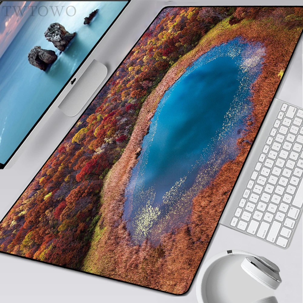 

Mousepad Large XXL Home HD Desk Mats MousePads Mouse Mat Beach Sea Cloud Carpet Natural Rubber Office Soft Mice Pad Mouse Mat