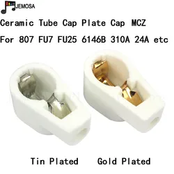 10 pz ceramica 8.8mm tubo a vuoto anodo Cap Grip Plate Cap MCZ per 807 FU7 FU25 6146B 310A 24A amplificatore Vintage fai da te spedizione gratuita