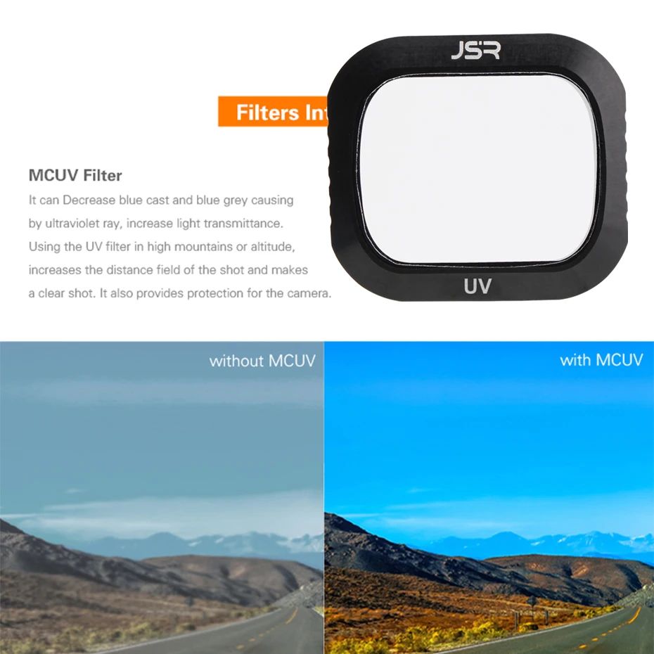 DJI Mavic 2 Pro 렌즈 필터 G.ND4/8/16/32 MCUV CPL ND DJI MAVIC 2 Pro 전문 필터 ND8 ND16 ND32 ND64PL 6 개/대