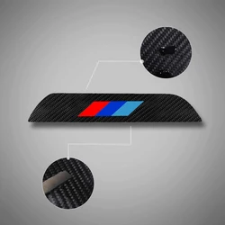 4Pcs Carbon Fiber Car Door Sill Scuff Plate Door Sill Cover Stickers For BMW X5 F15 2014 2015 2016 4D M Car Styling Auto Part